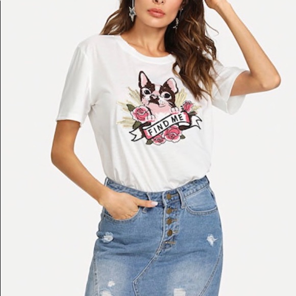 Buttom Up Bleach Wash Ripped Denim Skirt - Picture 4 of 4